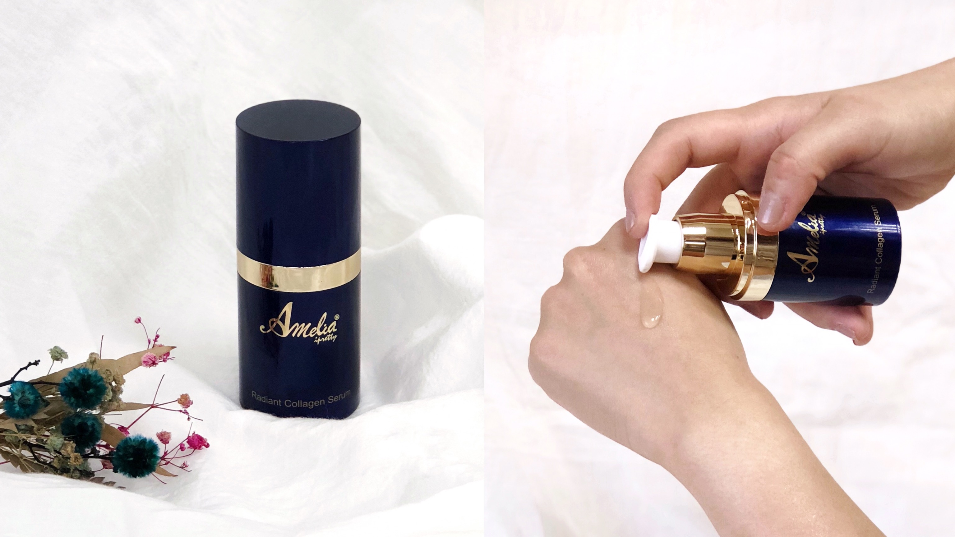 一瓶抵多罐，術後敏感、乾熟齡肌救星！Amelia「膠原光采修復精華液」保濕緊緻超夠力