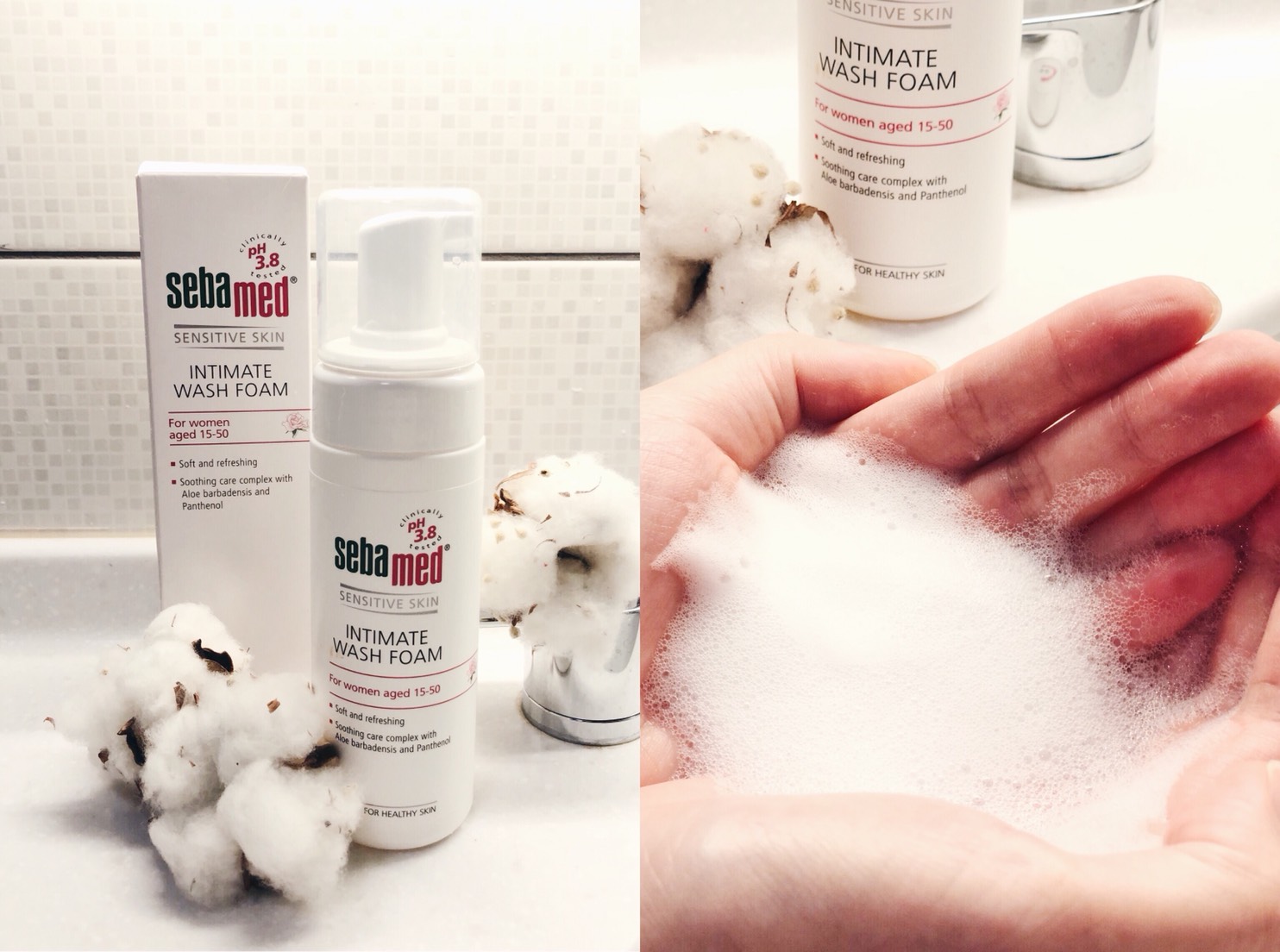 洗澡多一道私密處保養！「德國施巴護潔泡泡慕斯 pH3.8」親膚保濕增強抵抗力！