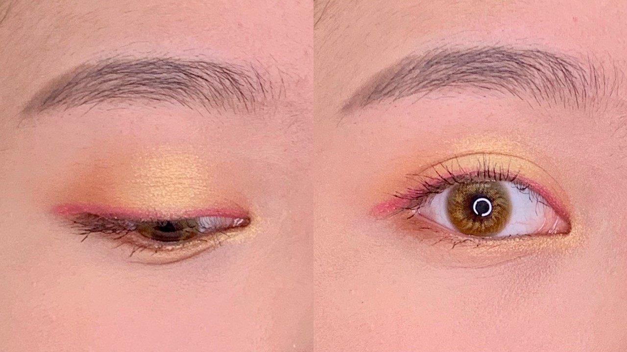 香橙果汁眼妝