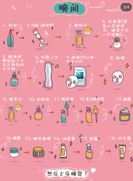 范冰冰 早晚保養大全