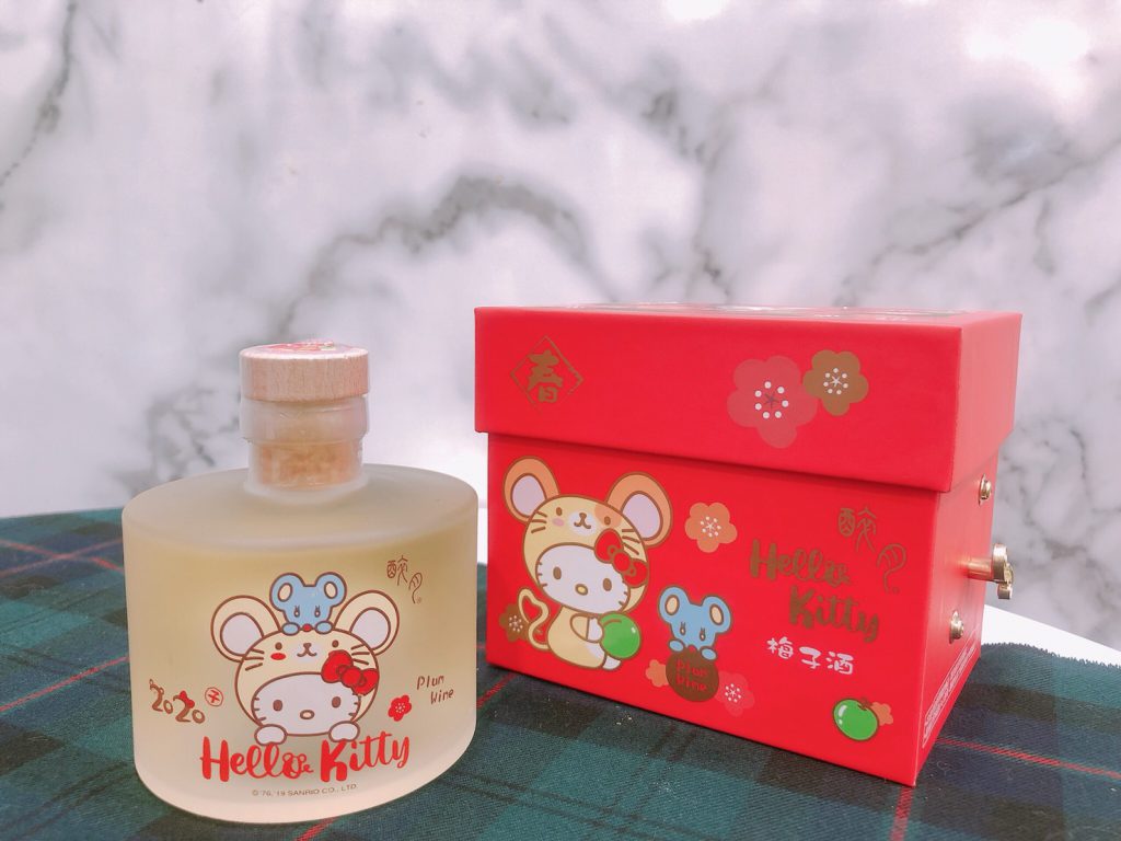 醉月XHELLO KITTY梅子酒鼠年音樂盒