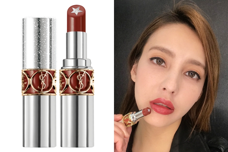 YSL 情挑誘吻星鑽蜜唇膏(02 紗野暗紅)