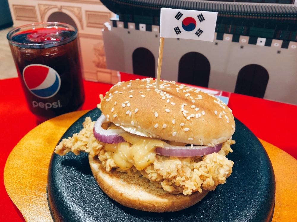 肯德基韓風柚香脆腿堡 個人套餐 NT$99