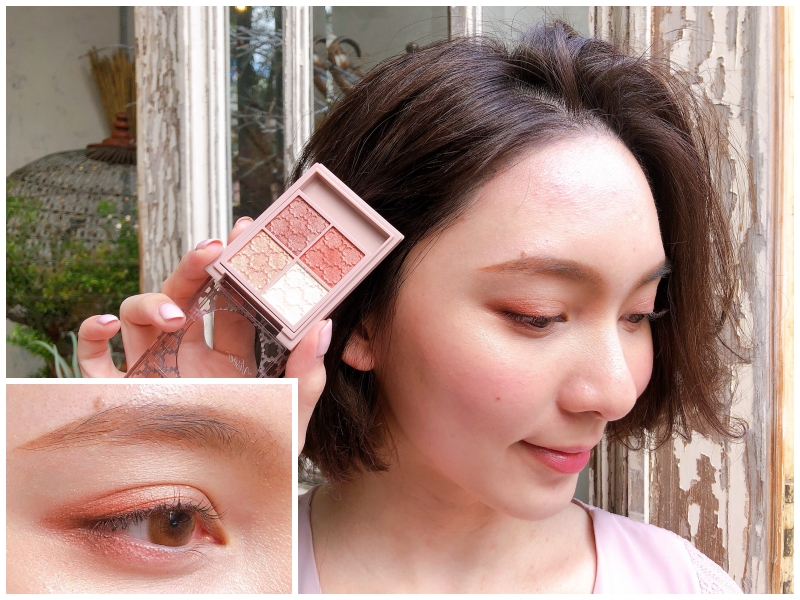 Visée 晶緞璃花眼影盒 ✩主打色 RD-6 鉛丹薔薇紅 實擦