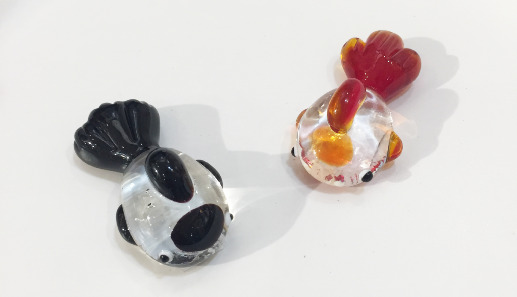 金魚筷架(黑/紅)NT$50
