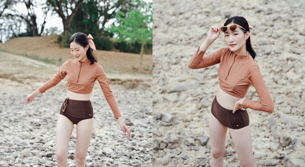 MAILLOT.CO SWIMWEAR 琥珀棕泳衣