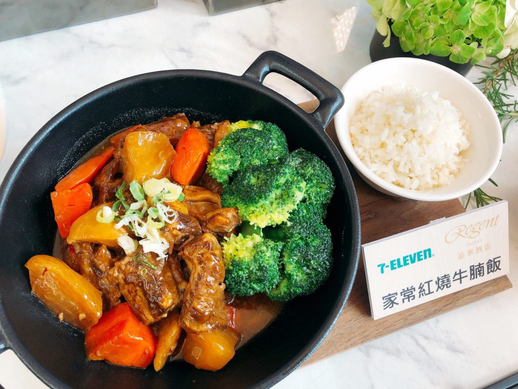 7-ELEVENX晶華酒店 家常紅燒牛腩飯 NT$250