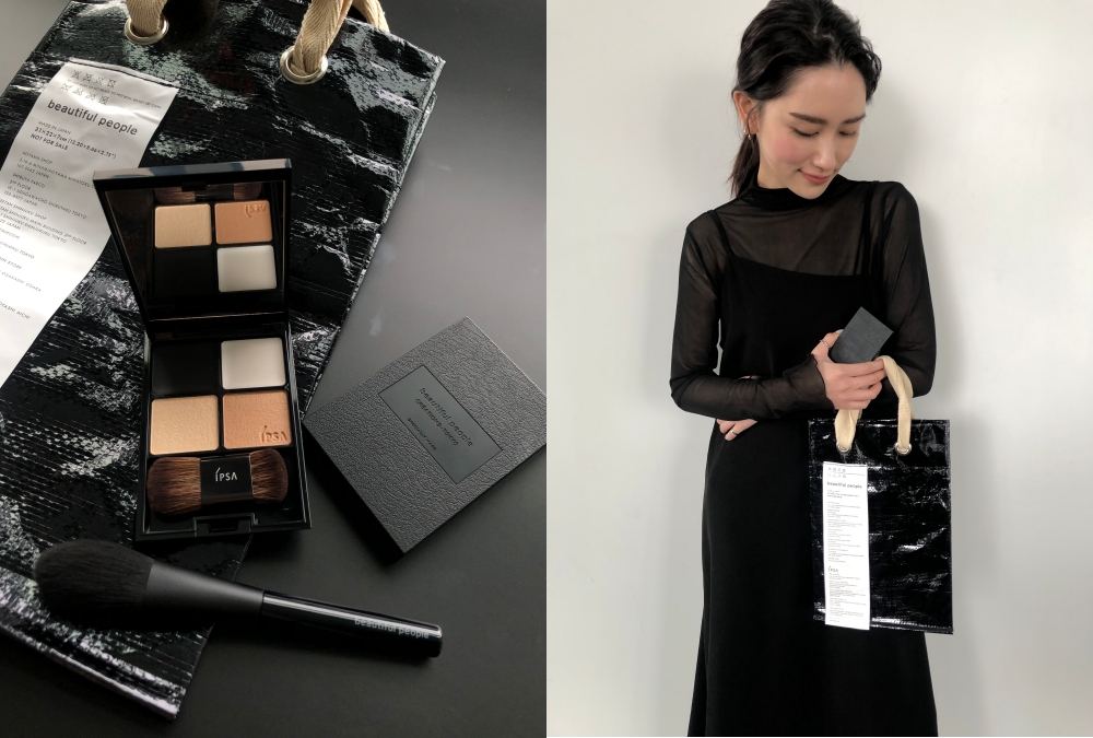 beautiful people 限量聯名提袋+限量聯名頰彩刷(忠孝SOGO首賣獨家加贈)