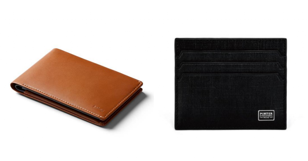 Bellroy 旅行專用防水真皮皮夾 NT$3,990 / Porter LOFTY名片夾 NT$2,350
(圖/Bellroy、Porter)