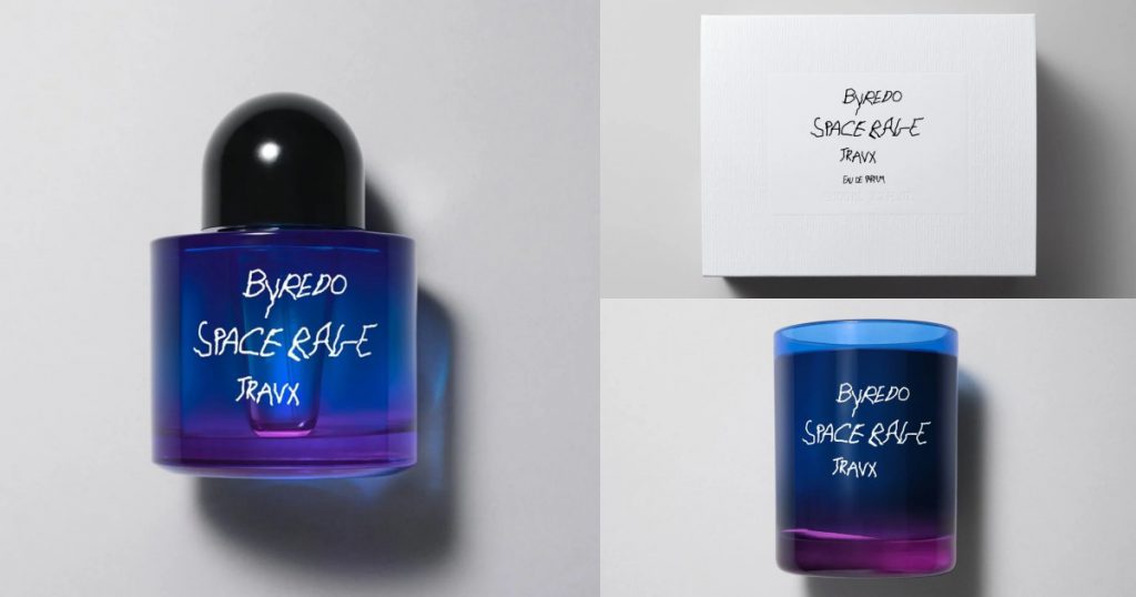 BYREDO Travx Space Rage 淡香水 100ml/194歐元
BYREDO Travx Space Rage 香氛蠟燭 240g/65歐元