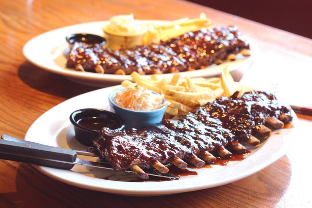 Global Mall新北中和「揪團抽請客金」活動抽「TGI FRIDAYS」兩個半份美式碳烤豬肋排,由1人獨得