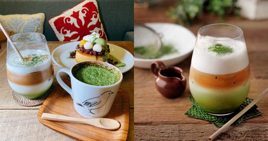 抹茶咖啡拿鐵(冰、熱)/NT$180