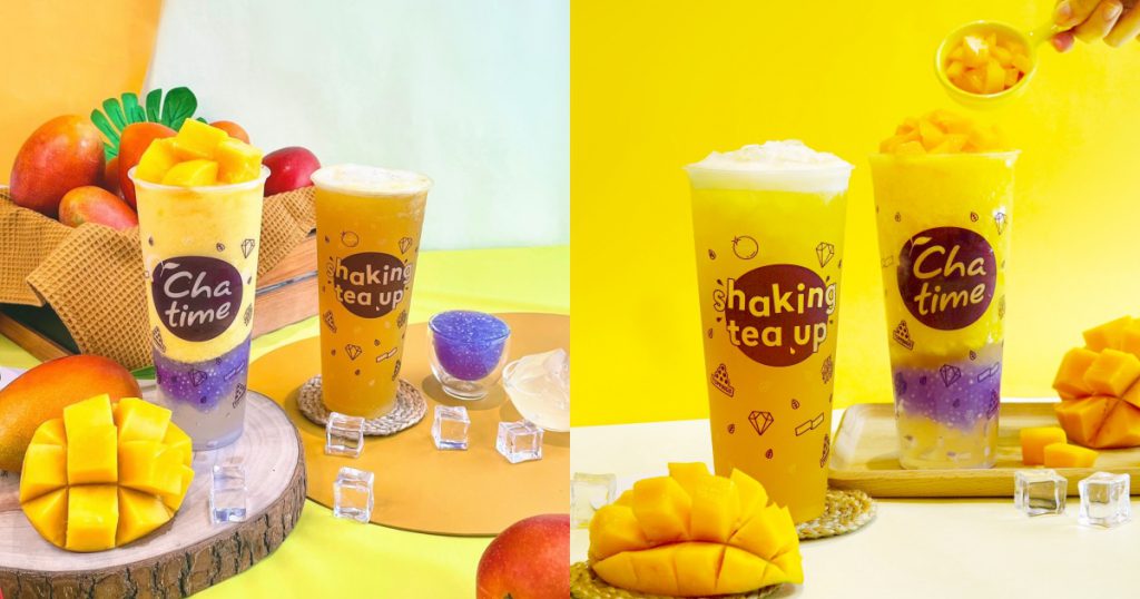 日出茶太Chatime 肉肉芒果王、茉茉芒果綠