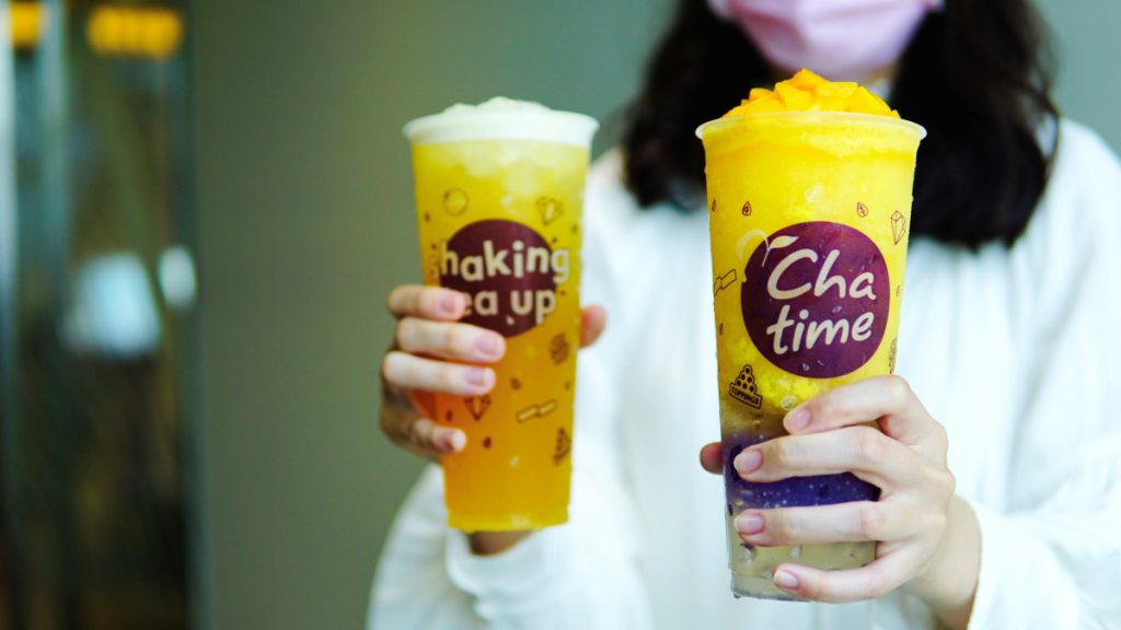 日出茶太Chatime 肉肉芒果王、茉茉芒果綠