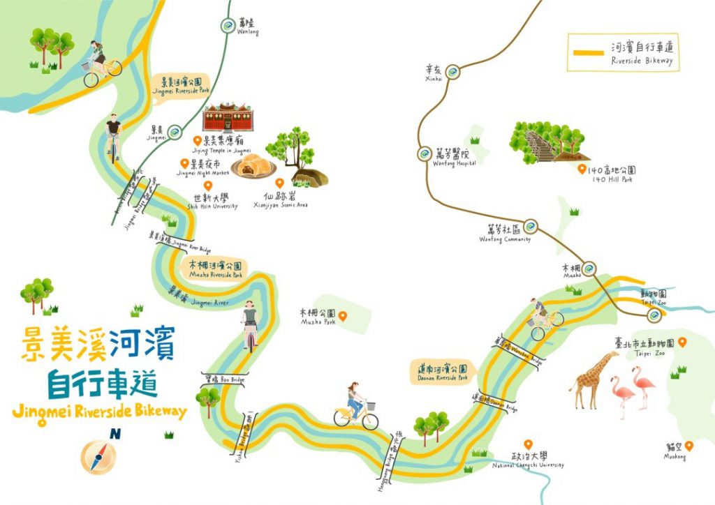 景美溪河濱自行車道