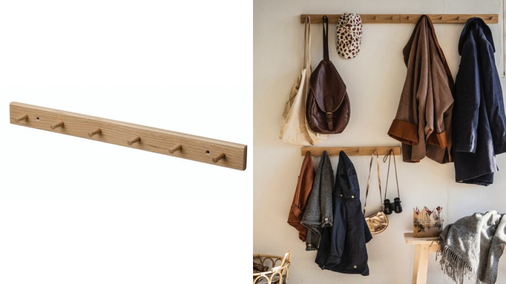 HÖVOLM 6勾式掛勾架, 橡木
價格$ 399