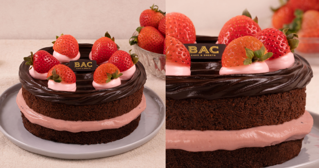 黑嘉侖草莓巧克力蛋糕