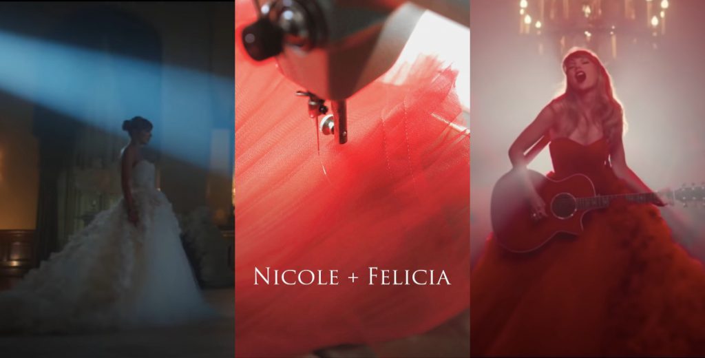 台灣品牌NICOLE + FELICIA為泰勒絲打造兩套禮服