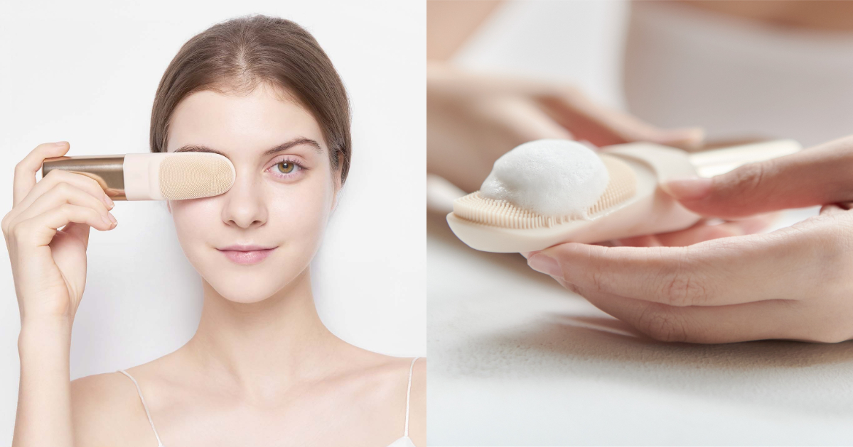 變美神器！全球首創｜NUEVA Torche™三效洗臉儀：洗卸、導入、按摩，一機養出美肌