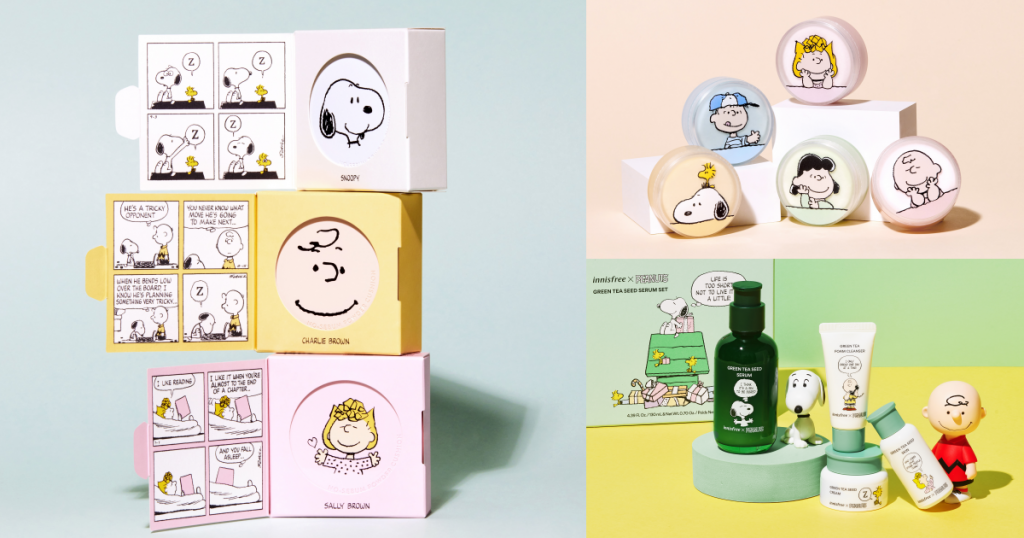 可愛到不行！innisfree x Peanuts史努比限量聯名系列，包裝控、彩妝控都必須入手