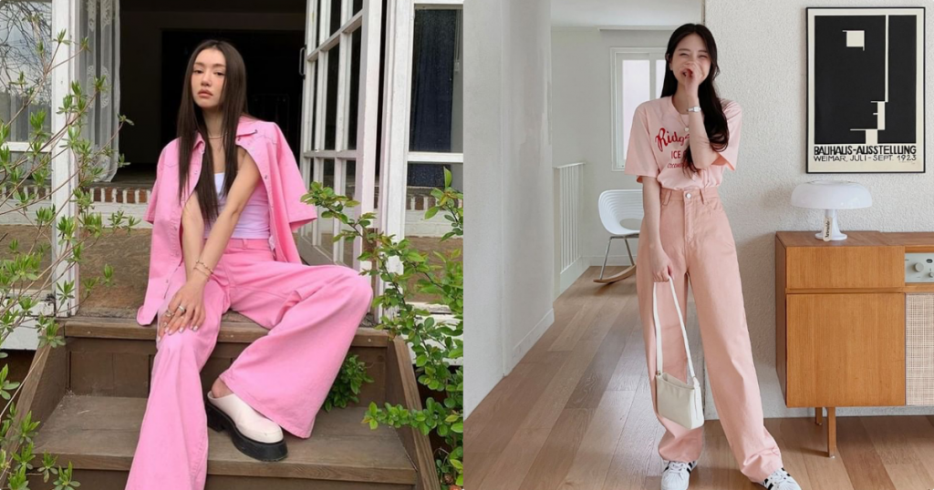 夏季韓系單品：粉色系套裝
