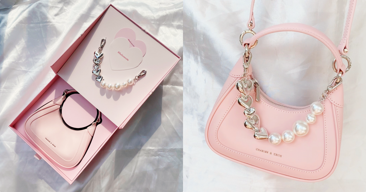 藏不住的粉嫩愛意 ！CHARLES & KEITH七夕情人節禮盒，甜蜜獻禮讓你浪漫一夏