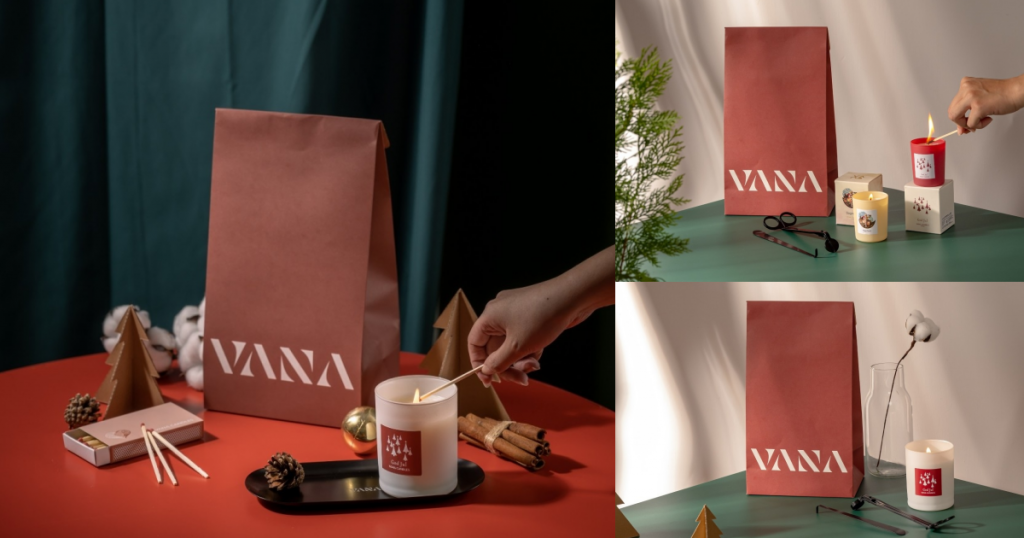 VANA CANDLE 聖誕限定香氛蠟燭禮包(組合任選)／NT$990