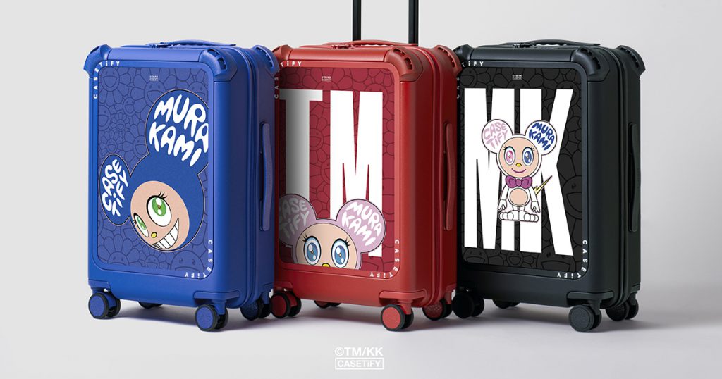 村上隆與CASETiFY聯名MR.DOB客製化行李箱