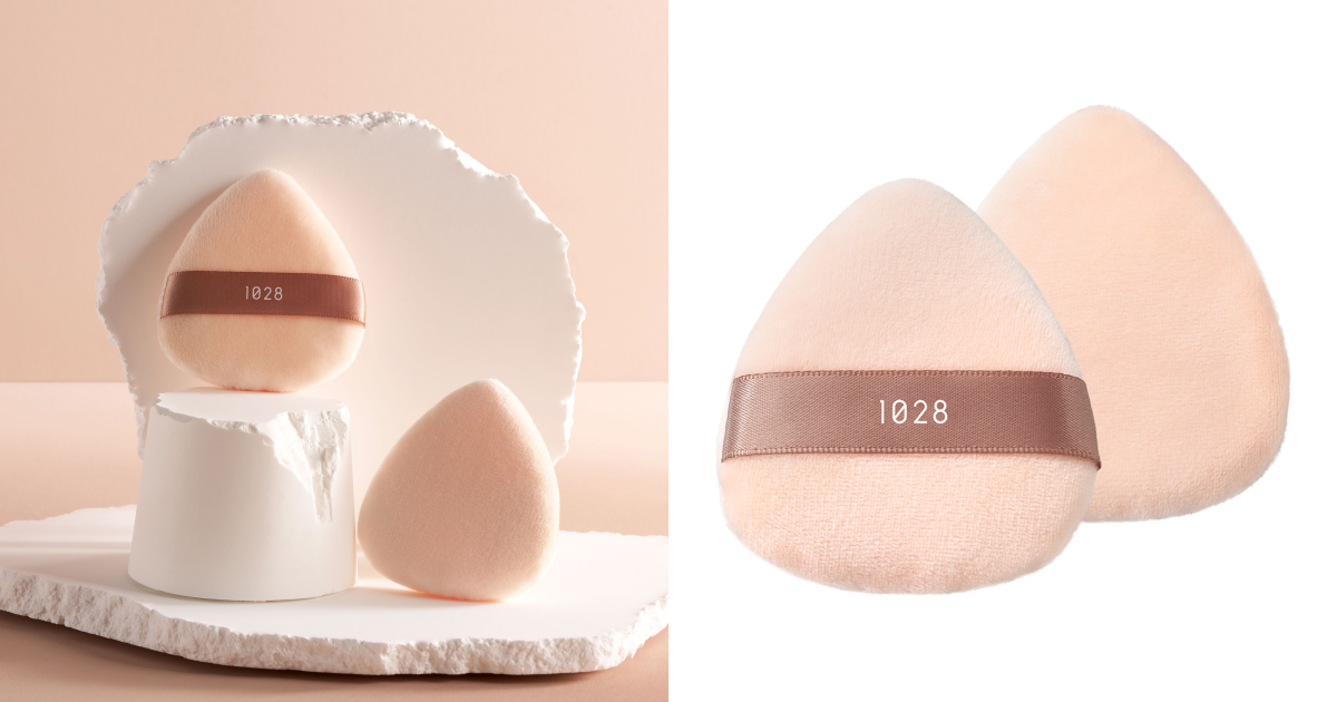 1028 雙面植絨蜜粉撲