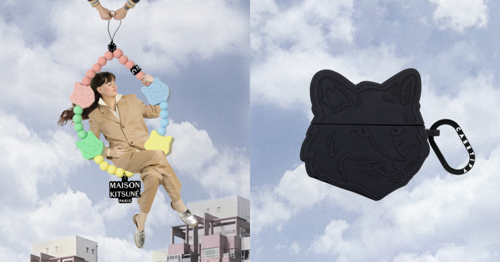 Maison Kitsuné x CASETiFY聯名耳機保護殼及手機吊飾