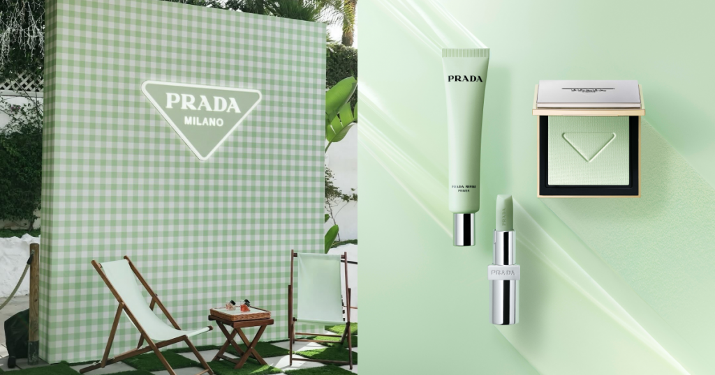 PRADA Beauty 顛覆美學，全新底妝系列上市 最時髦的中性色調「PRADA GREEN 顛覆綠」 精修無瑕輕霧定格、重塑訂製原生膚質的美！