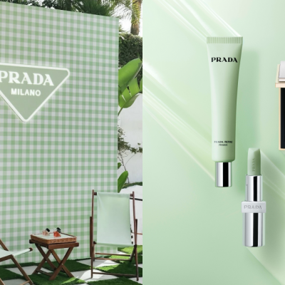 PRADA Beauty 顛覆美學，全新底妝系列上市 最時髦的中性色調「PRADA GREEN 顛覆綠」 精修無瑕輕霧定格、重塑訂製原生膚質的美！