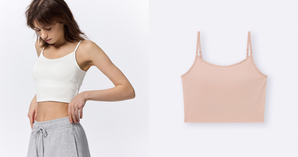 GUSTYLE-DRY bra-feel短版背心