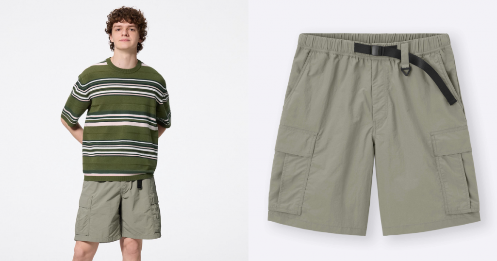 GU尼龍工作及膝短褲