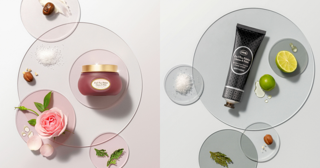 SABON二合一臉部純淨磨砂膏