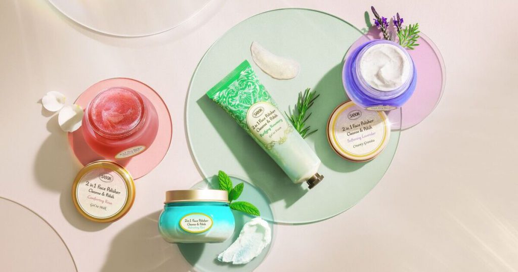 SABON二合一臉部磨砂膏