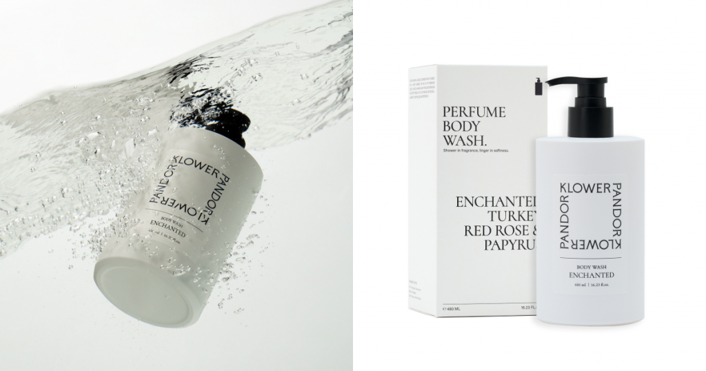 KLOWER PANDOR 荒野玫瑰香水嫩白沐浴露