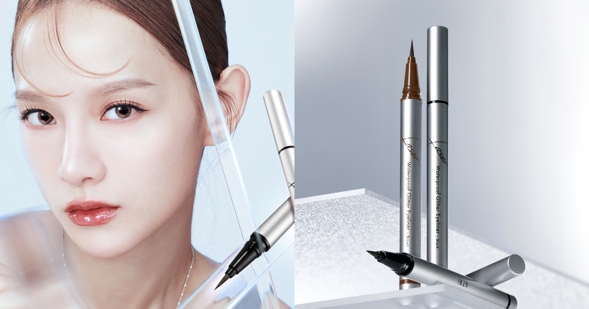 1028鐳色線細閃抗暈金屬眼線液