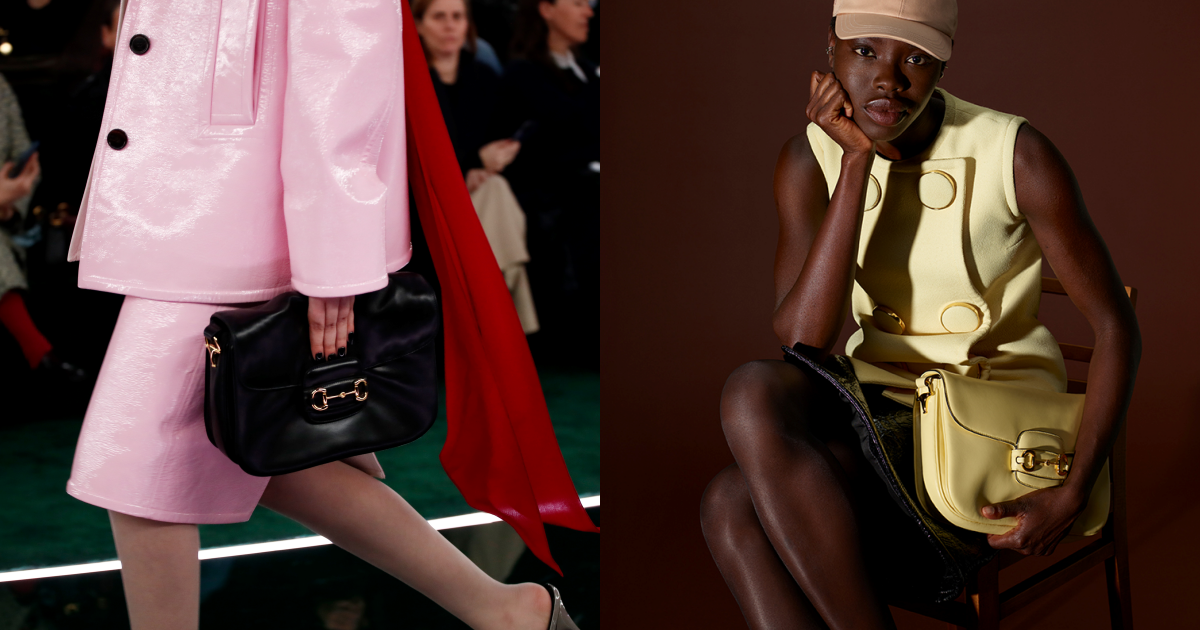 GUCCI Horsebit 1955 手提肩包