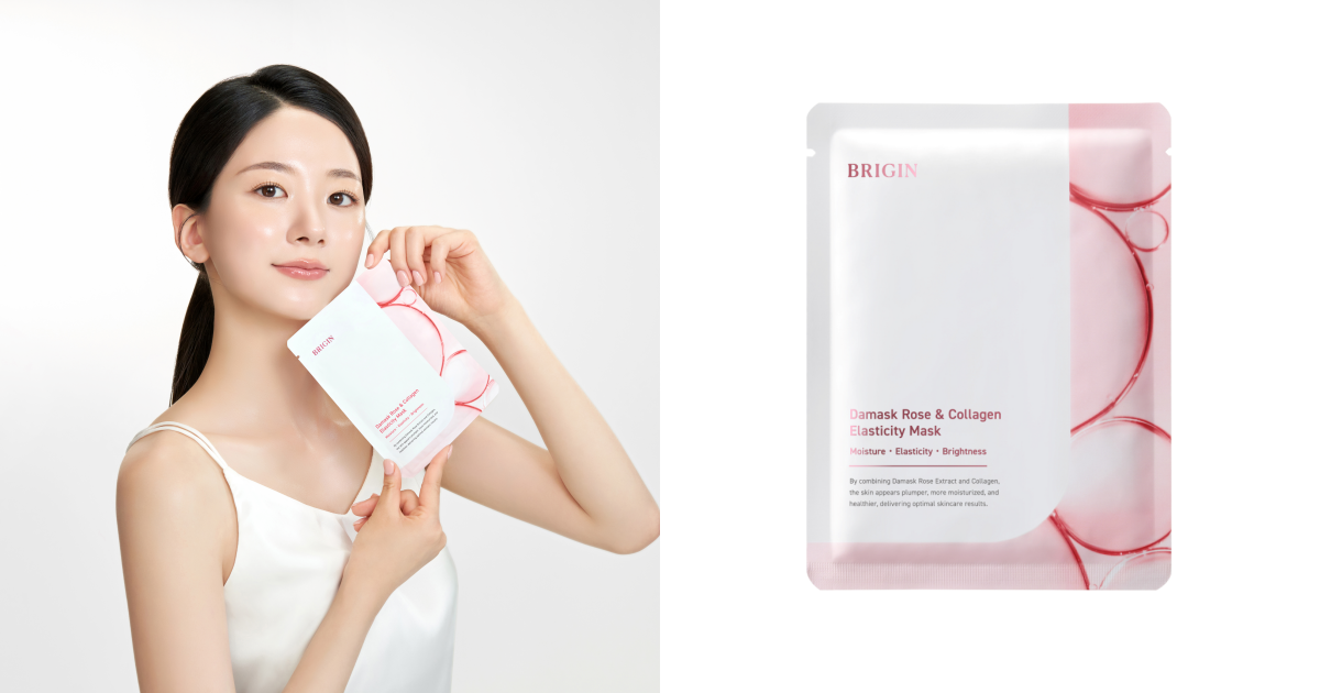 BRIGIN媛生大馬士革玫瑰膠原彈力面膜