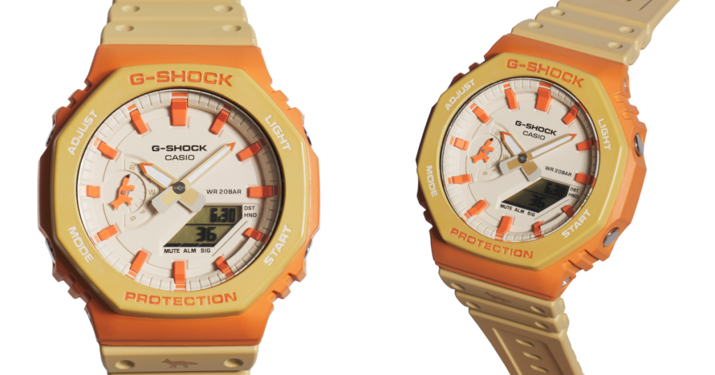 MAISON KITSUNÉ × G-SHOCK
金色時分 GA2100 聯名手錶 