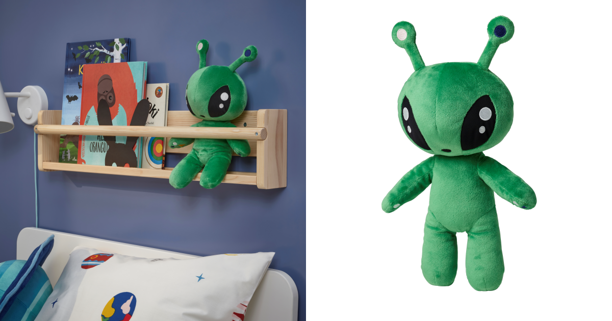 AFTONSPARV 填充玩具 外星人