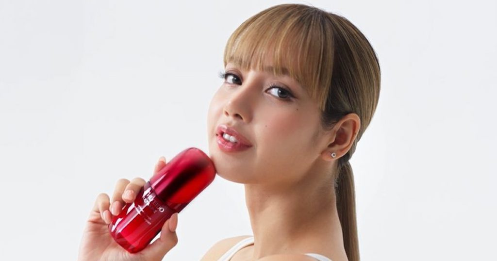 LISA x 資生堂小紅瓶