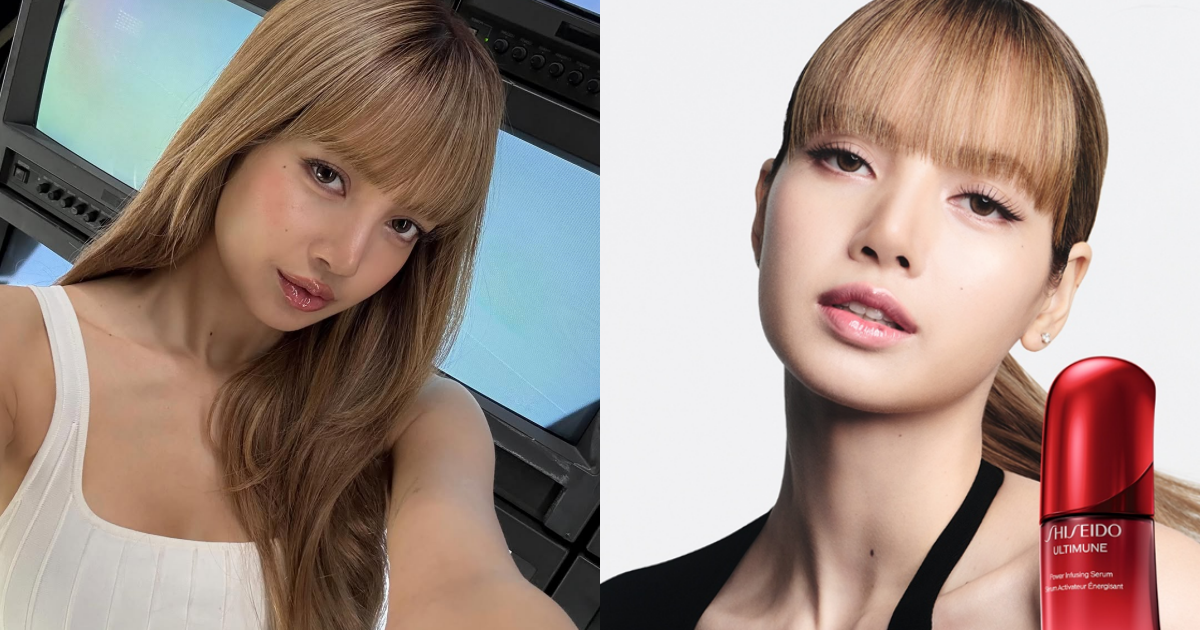 LISA再添新代言，成為資生堂小紅瓶「紅妍山茶花修護精華」全球代表